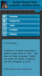 Mobile Screenshot of kristurnerviolin.com