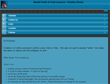 Tablet Screenshot of kristurnerviolin.com